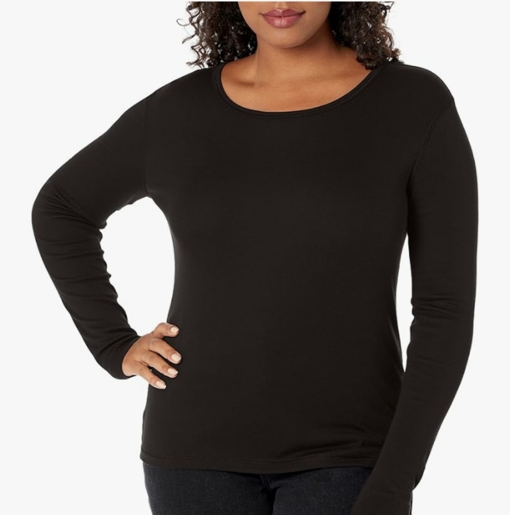 Women's Black No Boundaries Long Sleeve Top 2x